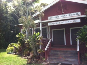 Anahola Baptist Church in Kauai