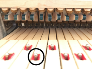Piano Balance Rail Pin Bushing